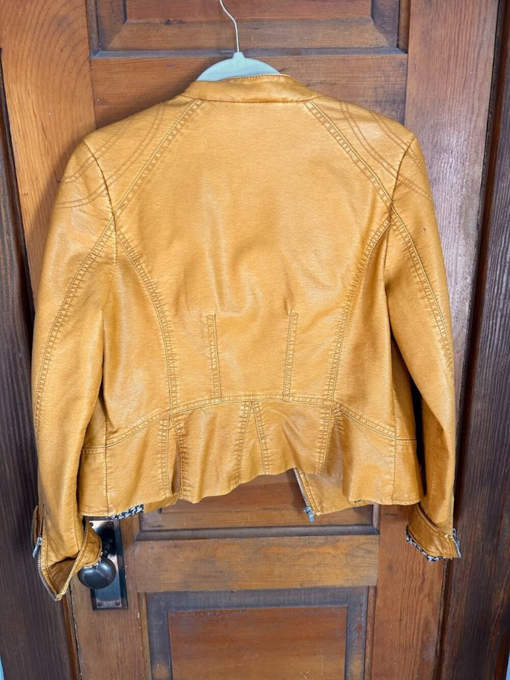 Black Rivet Jacket - Leather Alternative - Picture 2 of 2
